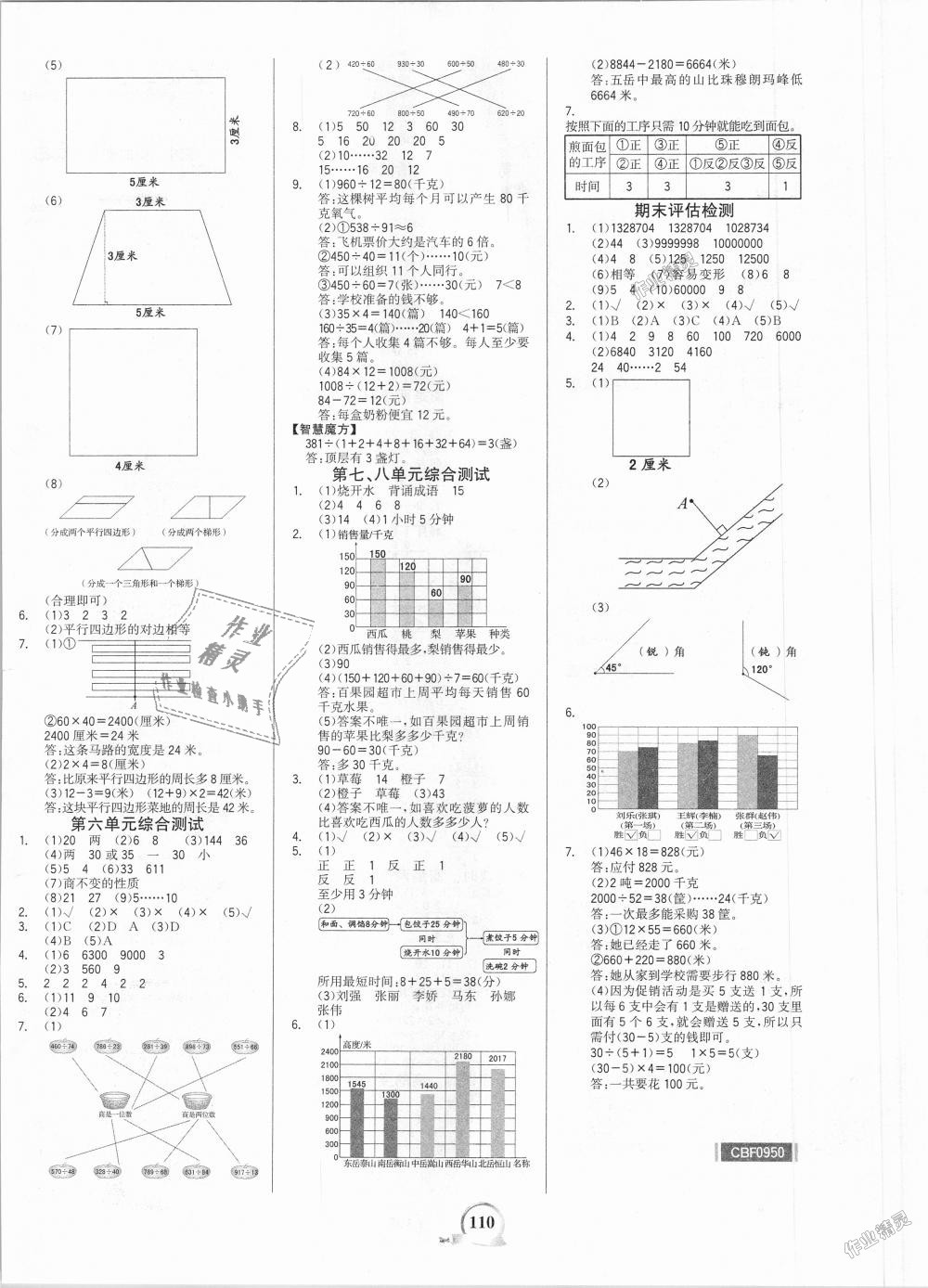 2018年世紀(jì)金榜金榜小博士四年級數(shù)學(xué)上冊人教版 第8頁