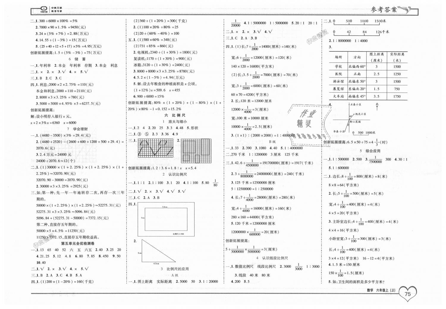 2018年全優(yōu)備考六年級數(shù)學(xué)上冊冀教版 第5頁