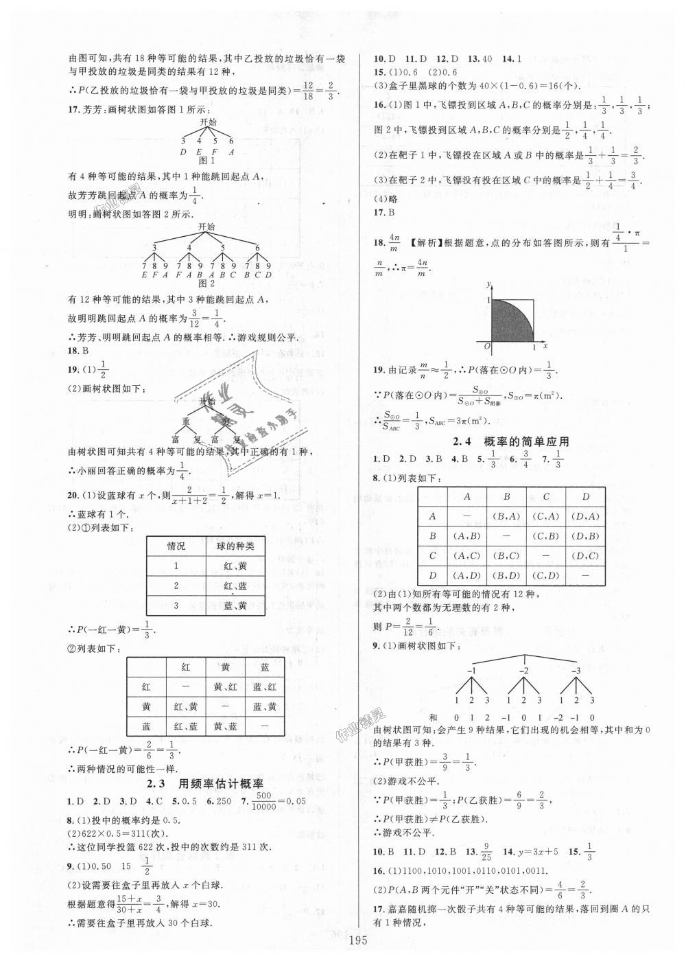 2018年全優(yōu)方案夯實(shí)與提高九年級(jí)數(shù)學(xué)全一冊(cè)浙教版 第11頁(yè)