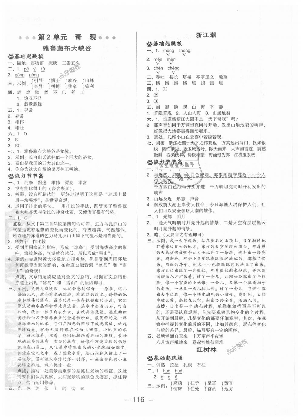 2018年綜合應(yīng)用創(chuàng)新題典中點(diǎn)五年級語文上冊北師大版 第8頁