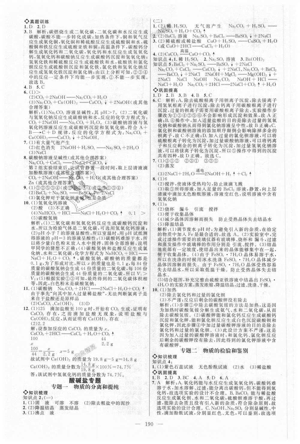 2018年细解巧练九年级化学全一册鲁教版 第9页