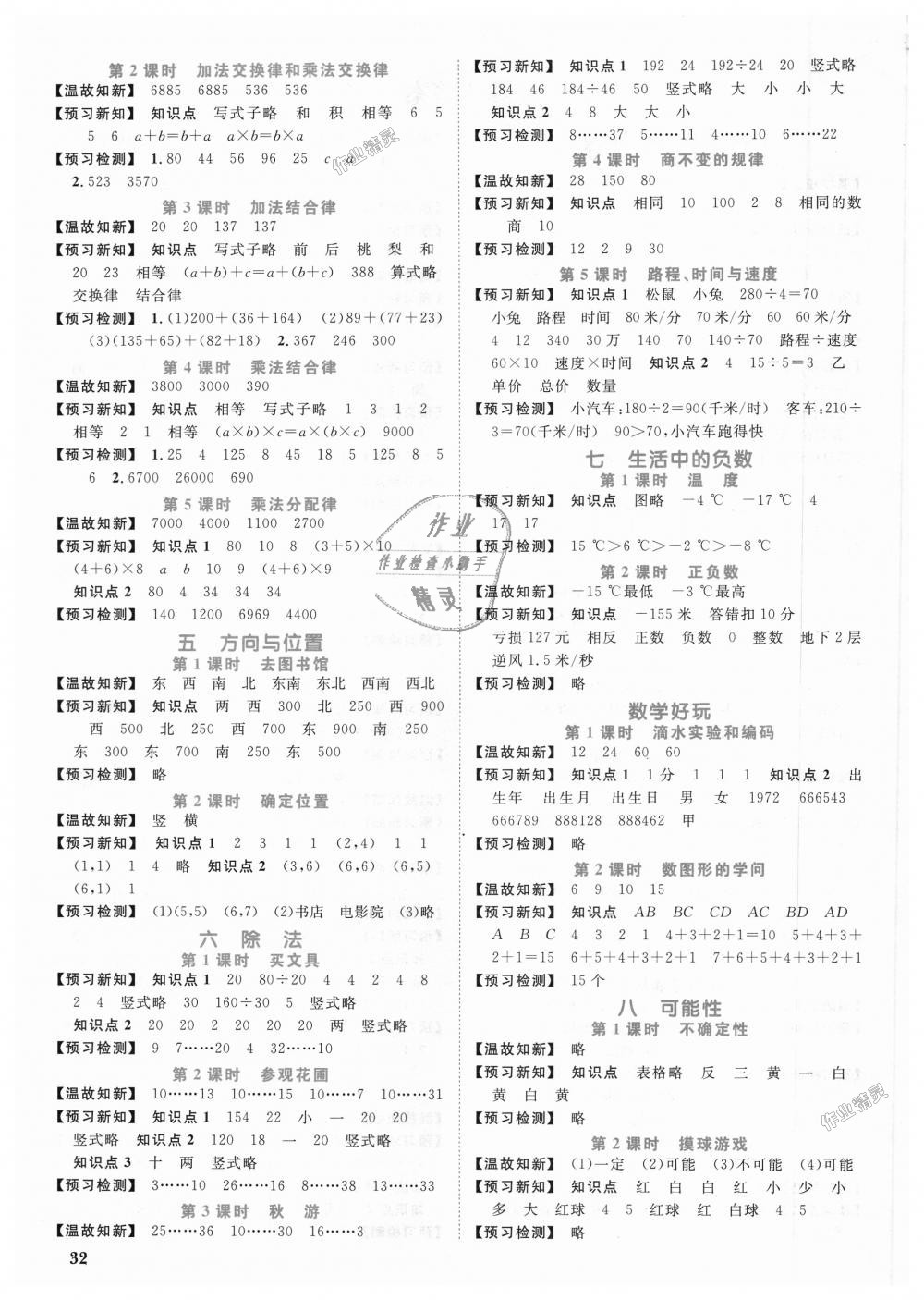 2018年陽光同學(xué)課時(shí)優(yōu)化作業(yè)四年級(jí)數(shù)學(xué)上冊北師大版深圳專版 第13頁