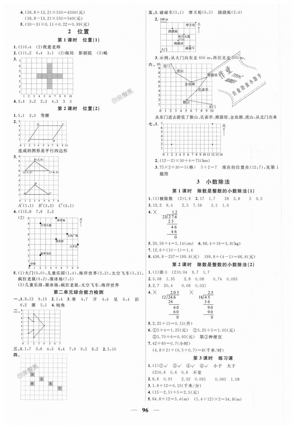 2018年陽光同學(xué)課時(shí)優(yōu)化作業(yè)五年級(jí)數(shù)學(xué)上冊(cè)人教版 第2頁