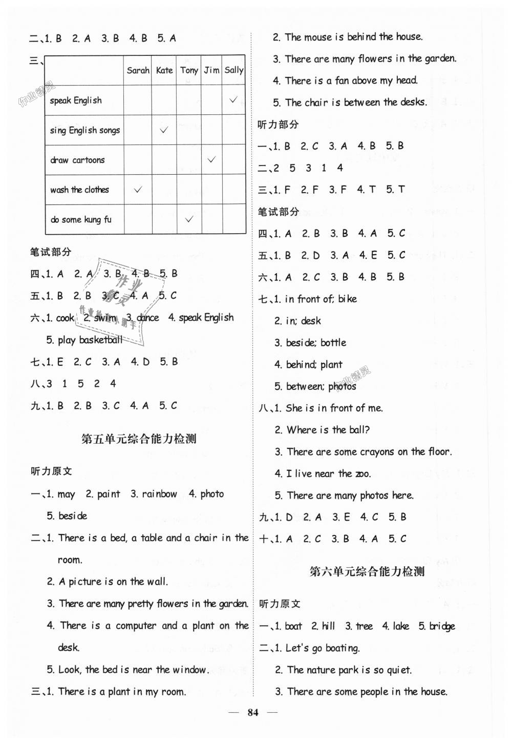 2018年陽光同學(xué)課時(shí)優(yōu)化作業(yè)五年級(jí)英語上冊(cè)人教PEP版 第10頁