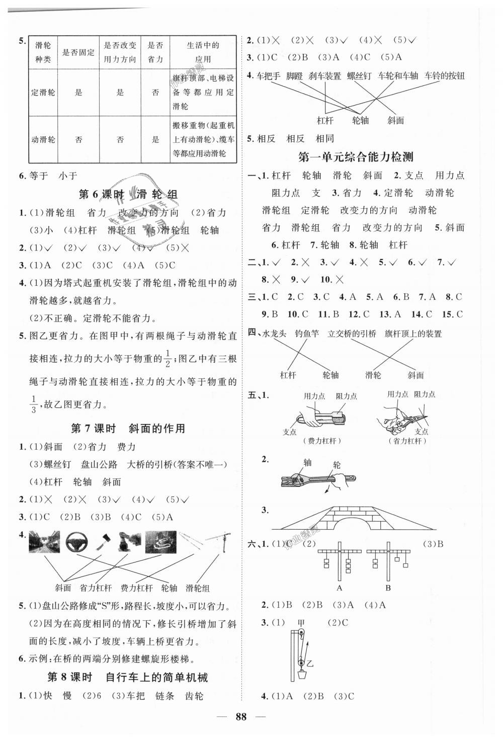 2018年陽光同學(xué)課時(shí)優(yōu)化作業(yè)六年級(jí)科學(xué)上冊(cè)教科版 第2頁