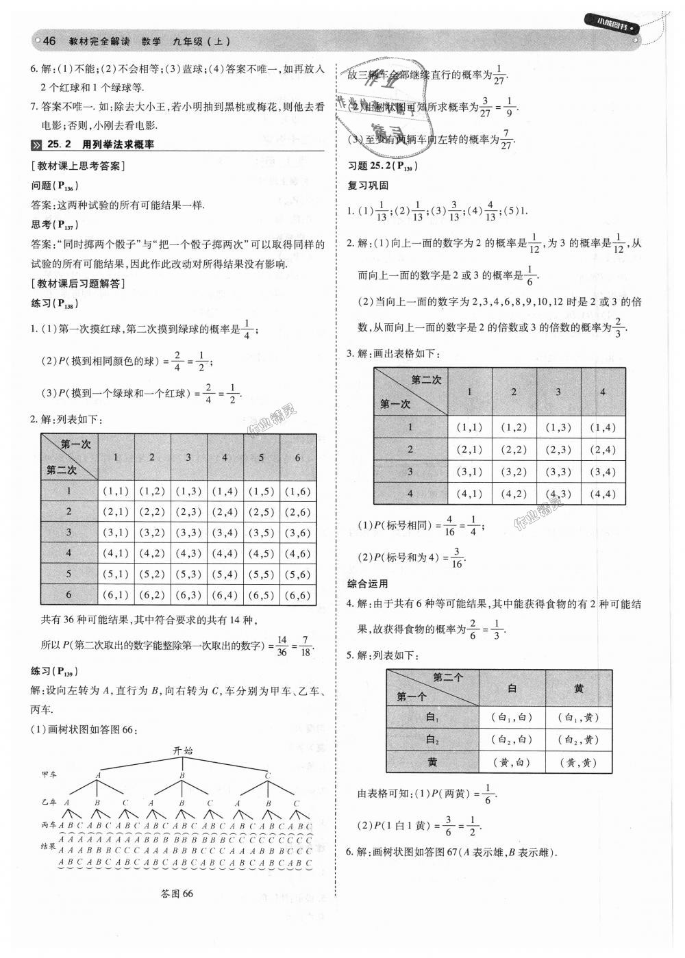 2018年教材完全解讀九年級數(shù)學上冊人教版 第46頁