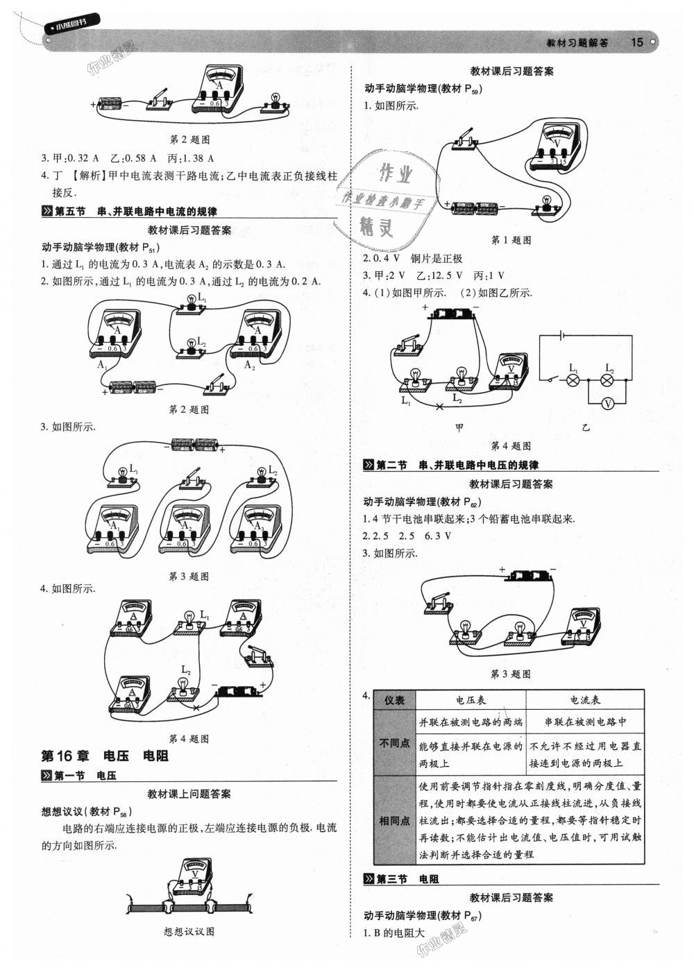 2018年教材完全解讀九年級(jí)物理上冊(cè)人教版 第15頁(yè)