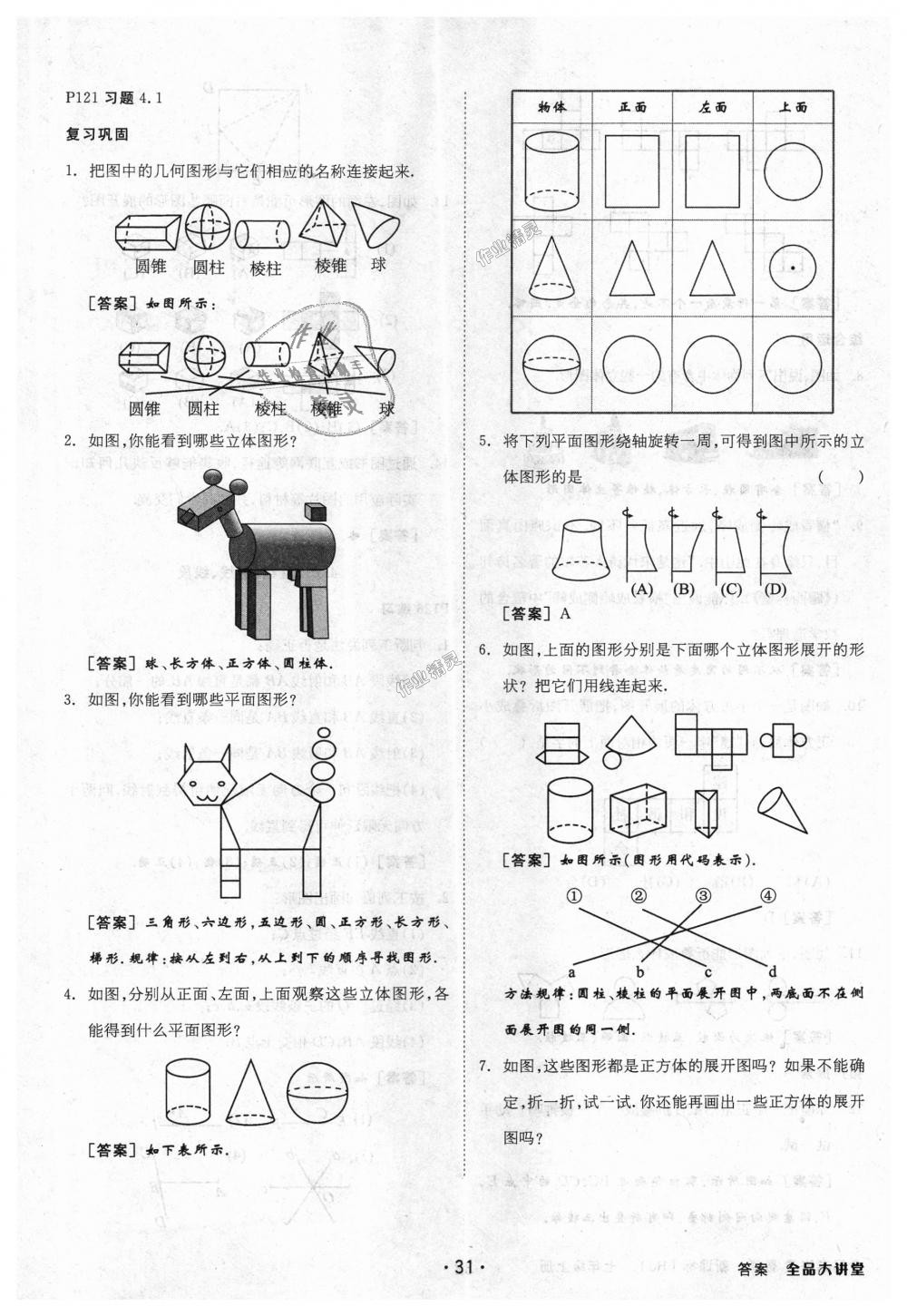 2018年全品大講堂初中數(shù)學七年級上冊人教版 第55頁