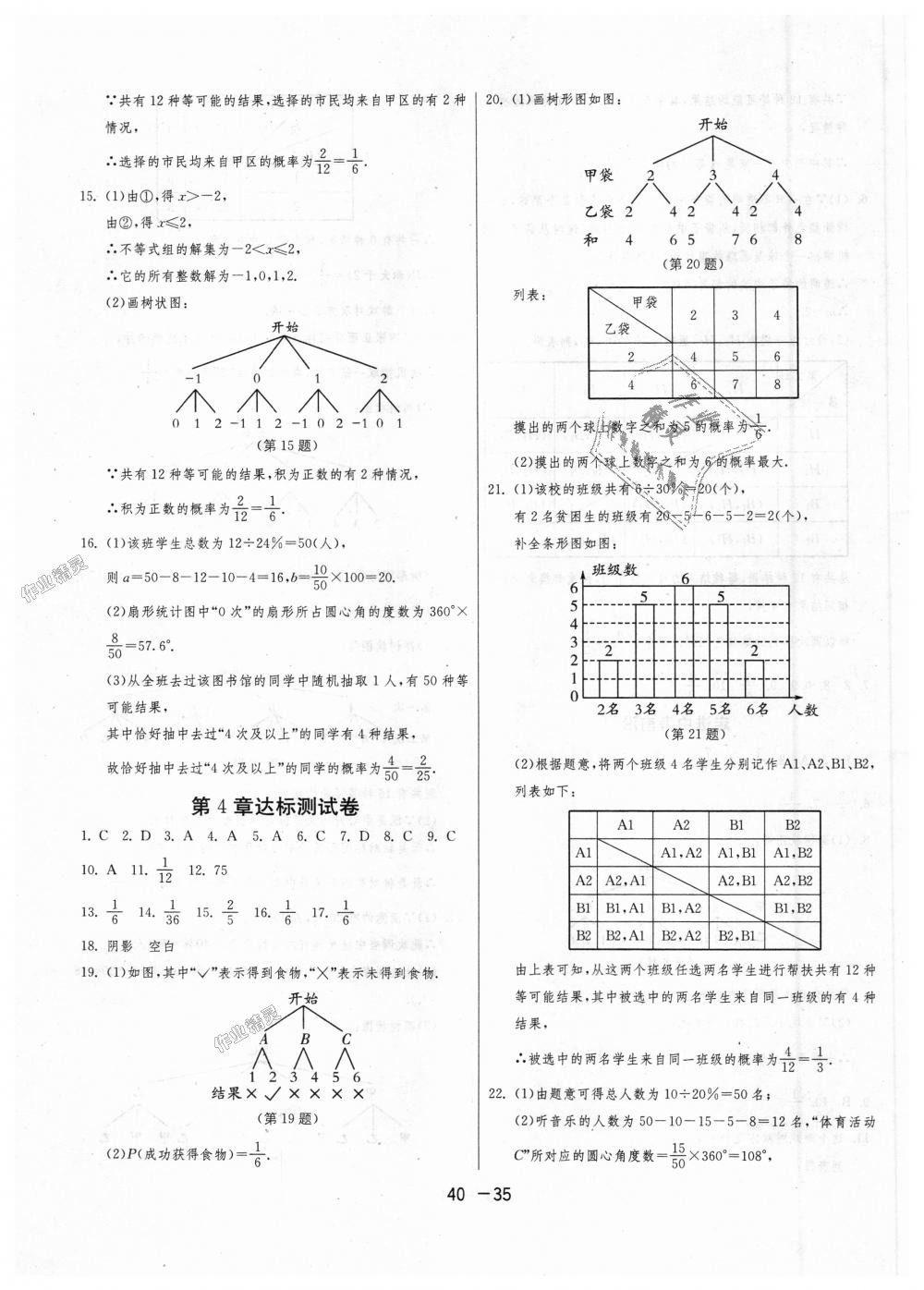 2018年1課3練單元達(dá)標(biāo)測試九年級數(shù)學(xué)上冊蘇科版 第35頁