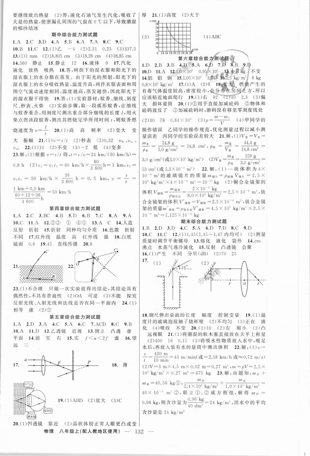 2018年原創(chuàng)新課堂八年級物理上冊人教版 第8頁