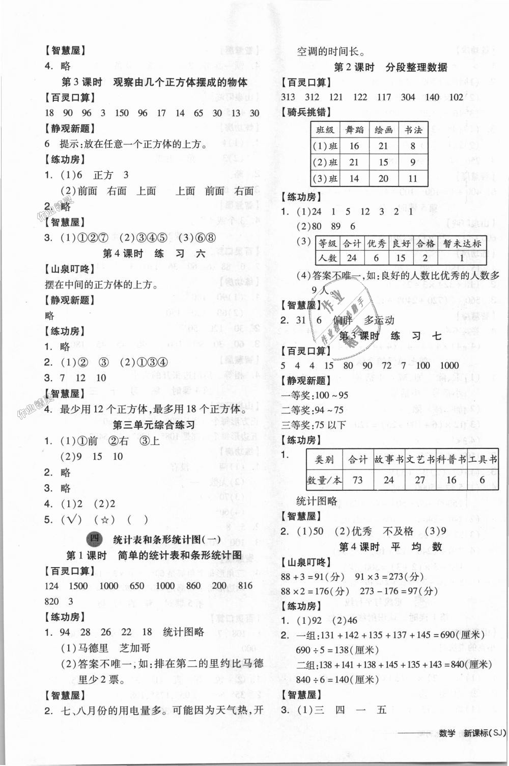 2018年全品學練考四年級數(shù)學上冊蘇教版 第5頁