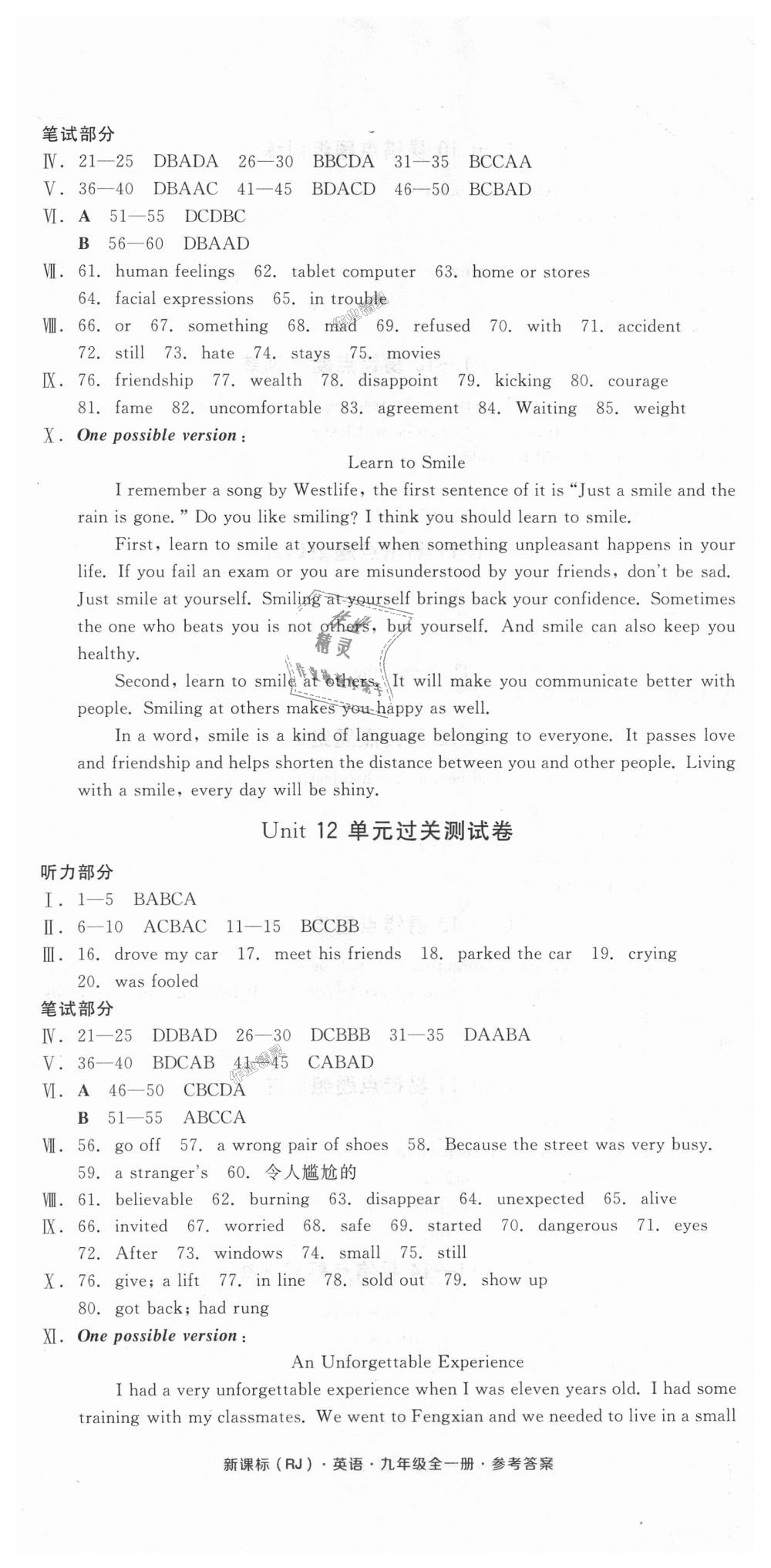 2018年全品小复习九年级英语A全一册人教版 第10页