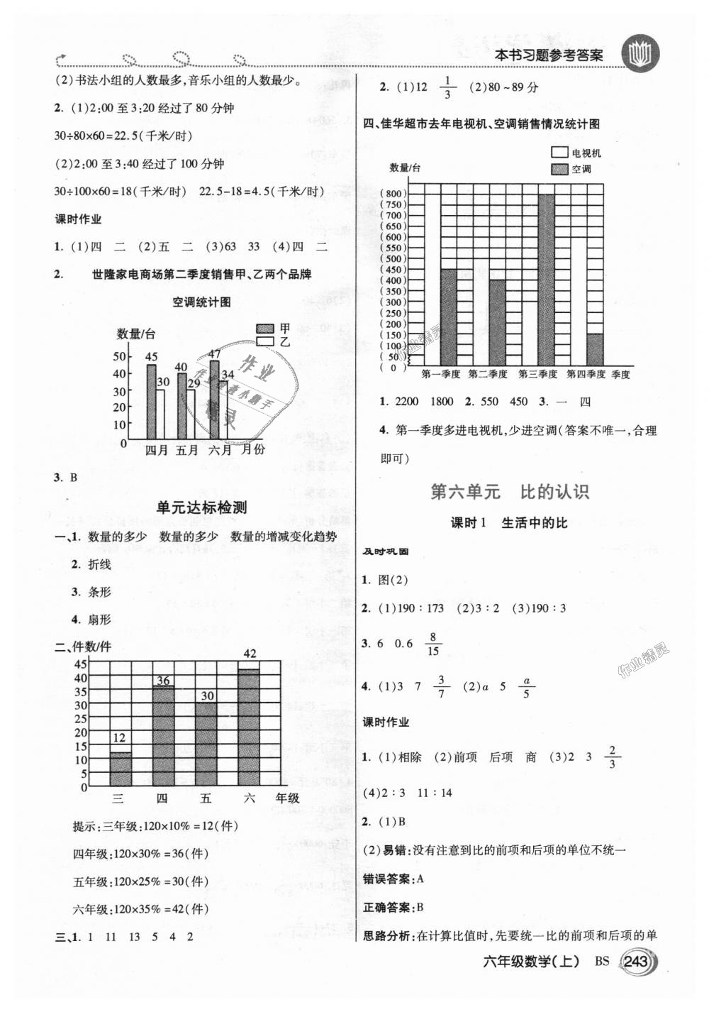 2018年倍速学习法六年级数学上册北师大版 第10页