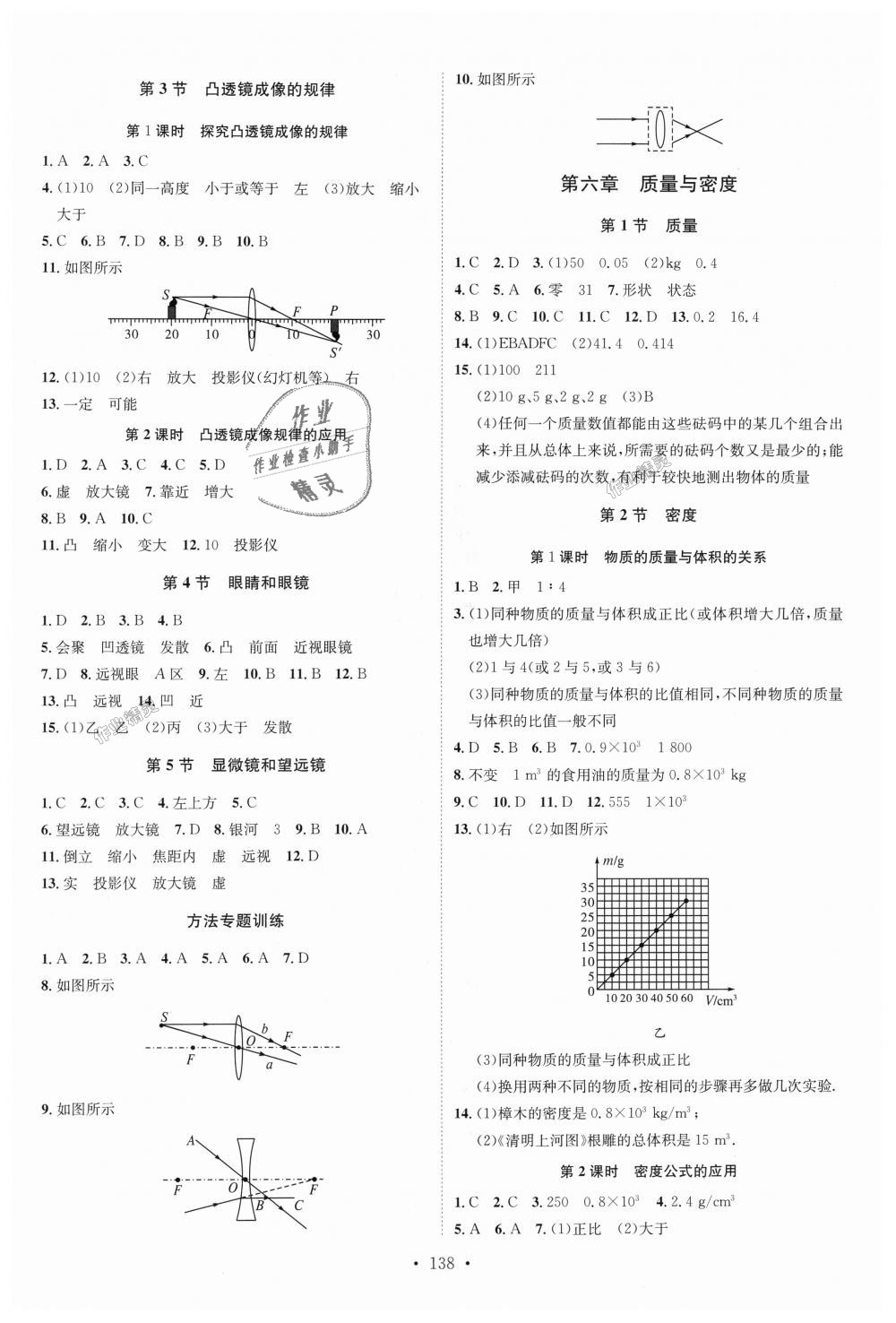 2018年思路教练同步课时作业八年级物理上册人教版 第6页