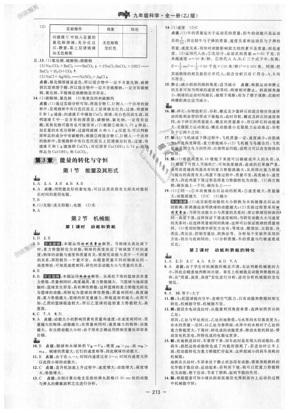 2018年綜合應(yīng)用創(chuàng)新題典中點(diǎn)九年級(jí)科學(xué)全一冊(cè)浙教版 第13頁(yè)