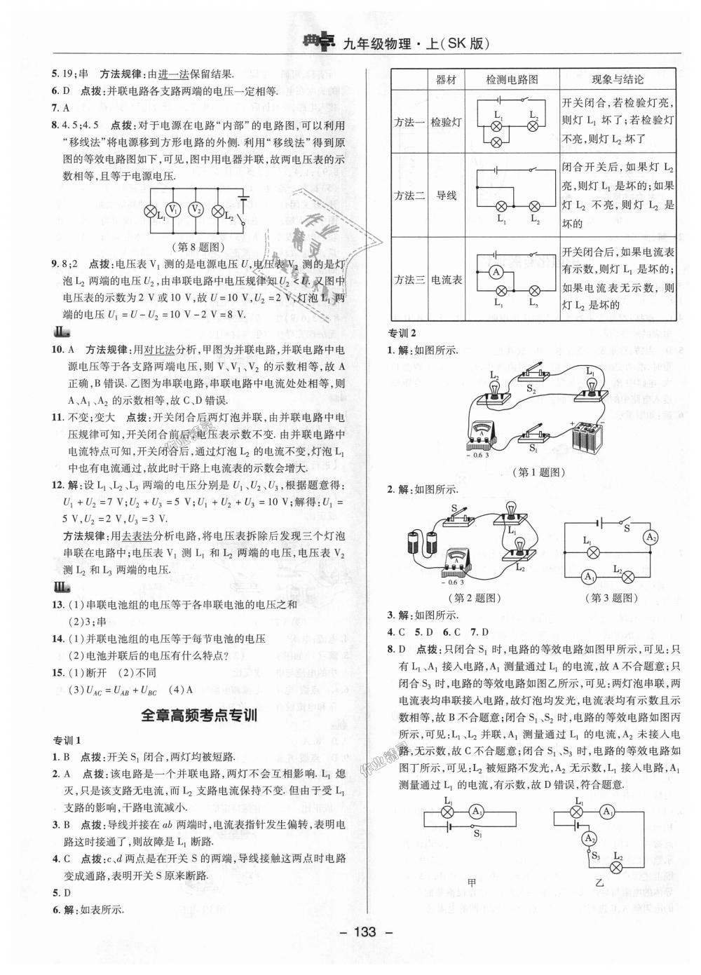 2018年綜合應(yīng)用創(chuàng)新題典中點(diǎn)九年級物理上冊蘇科版 第17頁