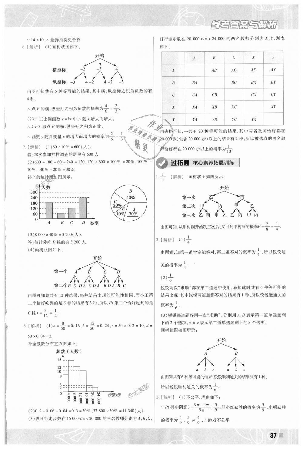 2018年一遍過初中數(shù)學九年級上冊北師大版 第37頁