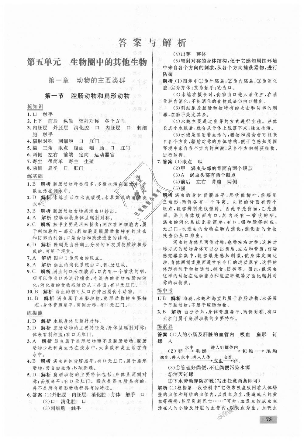 2018年初中同步学考优化设计八年级生物上册人教版 第1页