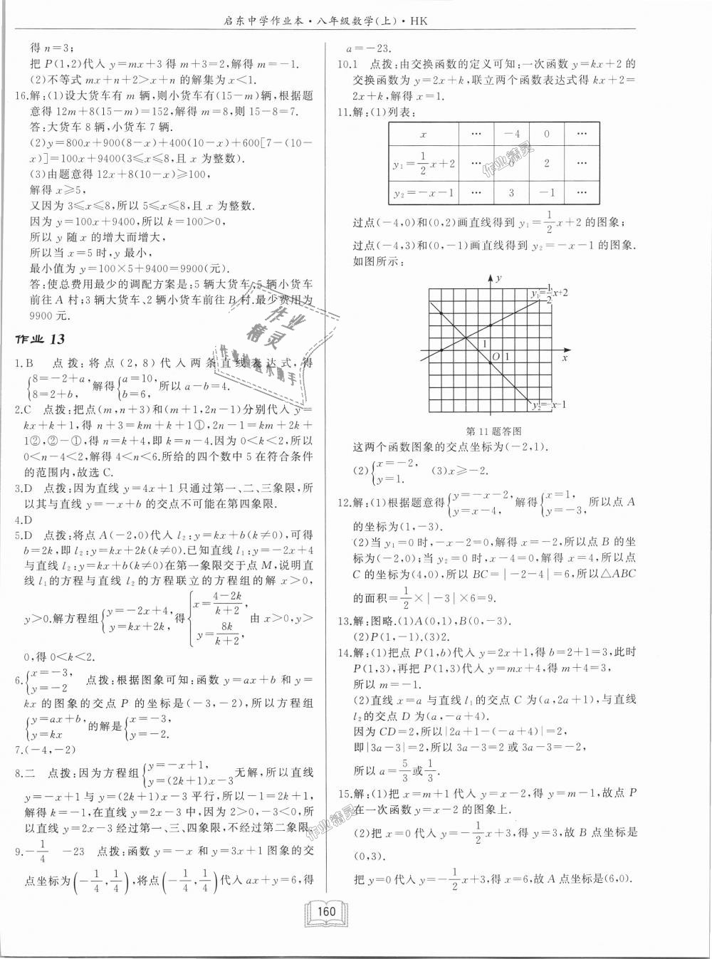 2018年啟東中學(xué)作業(yè)本八年級數(shù)學(xué)上冊滬科版 第10頁