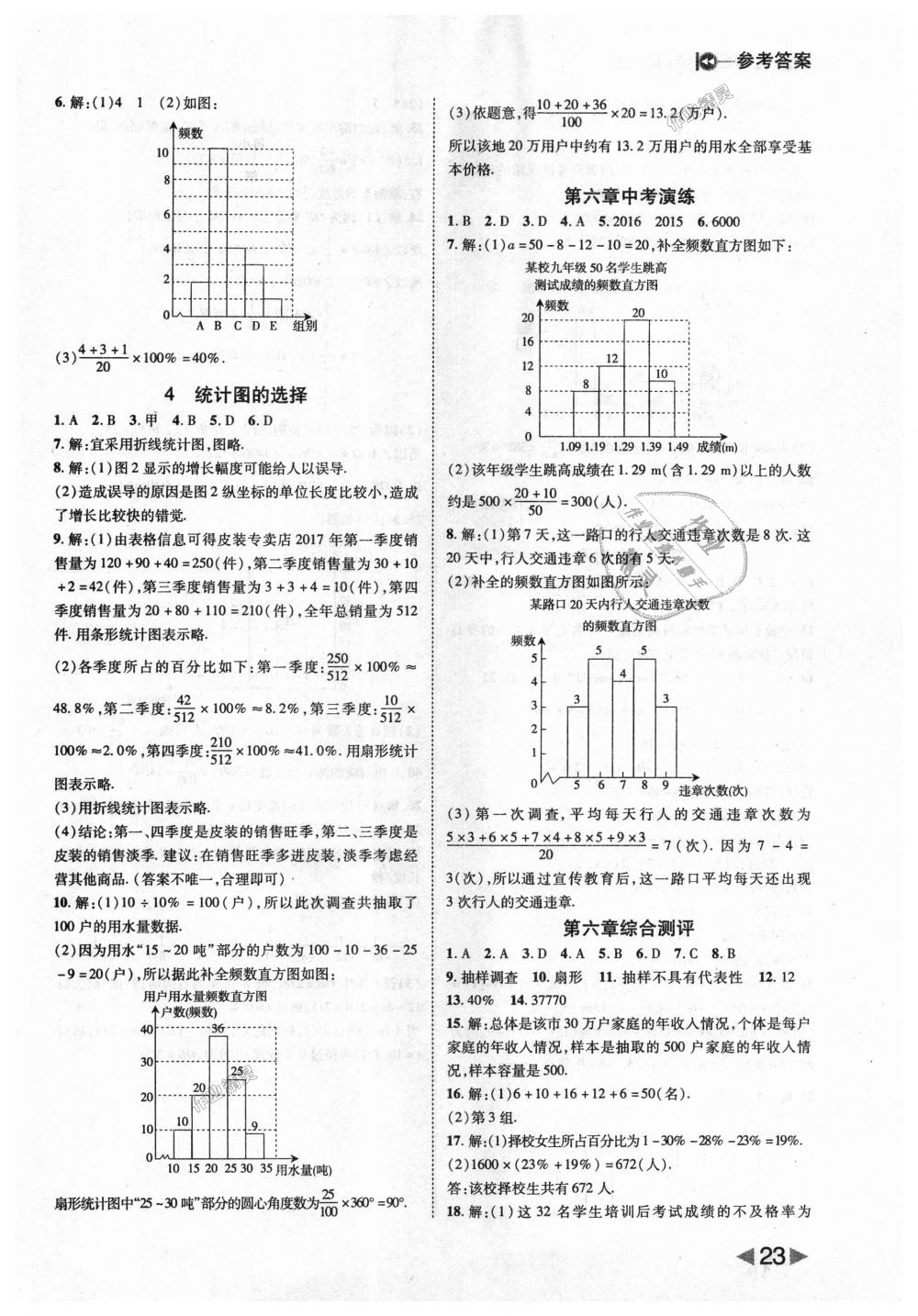 2018年胜券在握打好基础作业本七年级数学上册北师大版 第23页