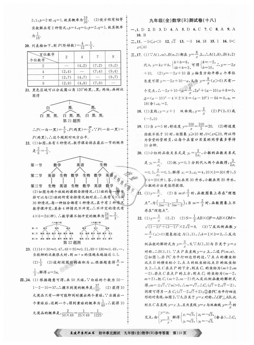 2018年孟建平初中單元測試九年級數(shù)學(xué)全一冊人教版 第11頁