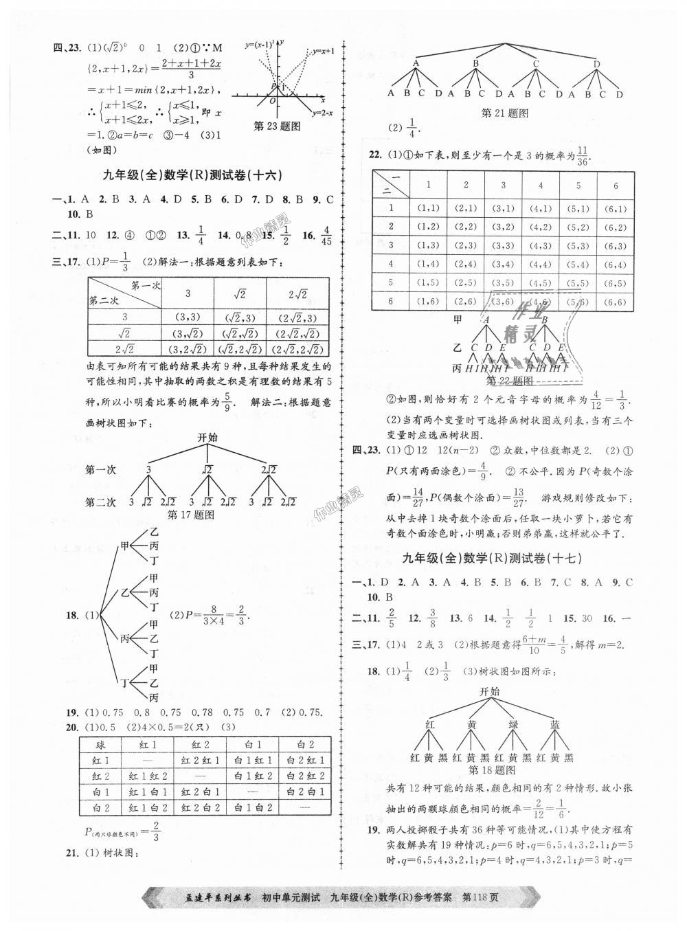 2018年孟建平初中单元测试九年级数学全一册人教版 第10页