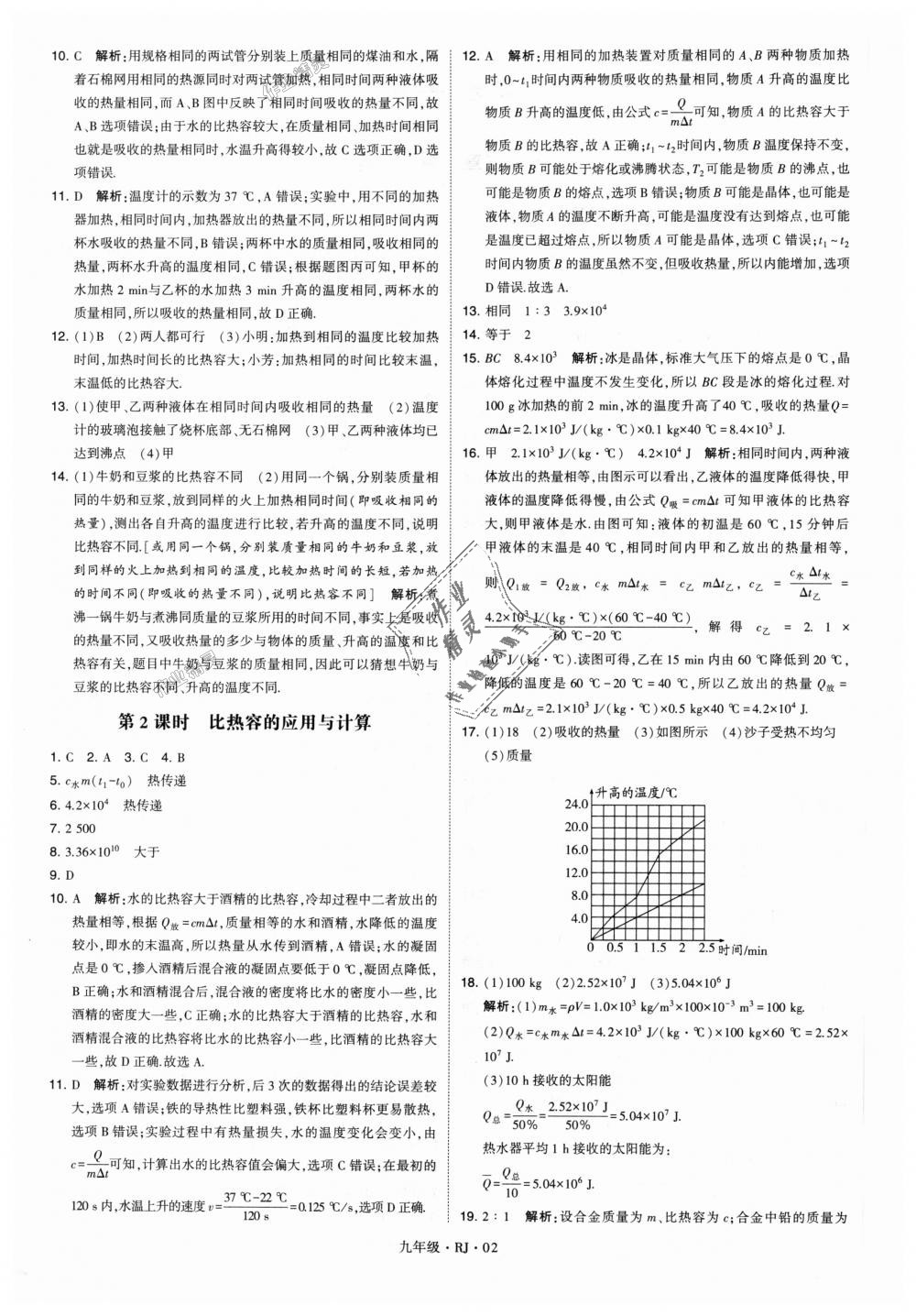 2018年經(jīng)綸學(xué)典學(xué)霸九年級物理全一冊人教版 第2頁