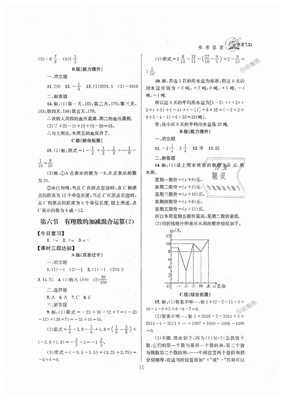 2018年天府前沿課時三級達標七年級數(shù)學上冊北師大版 第11頁