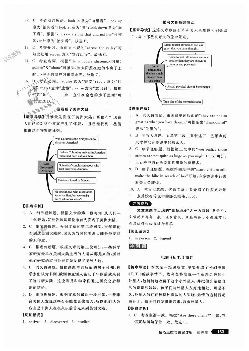 2018年全品優(yōu)等生完形填空加閱讀理解九年級(jí)英語全一冊(cè)上人教版 第33頁