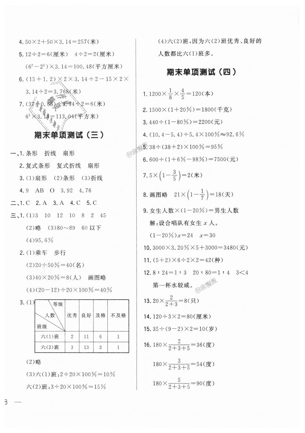 2018年悅?cè)缓脤W生周周測六年級數(shù)學上冊北師大版 第12頁