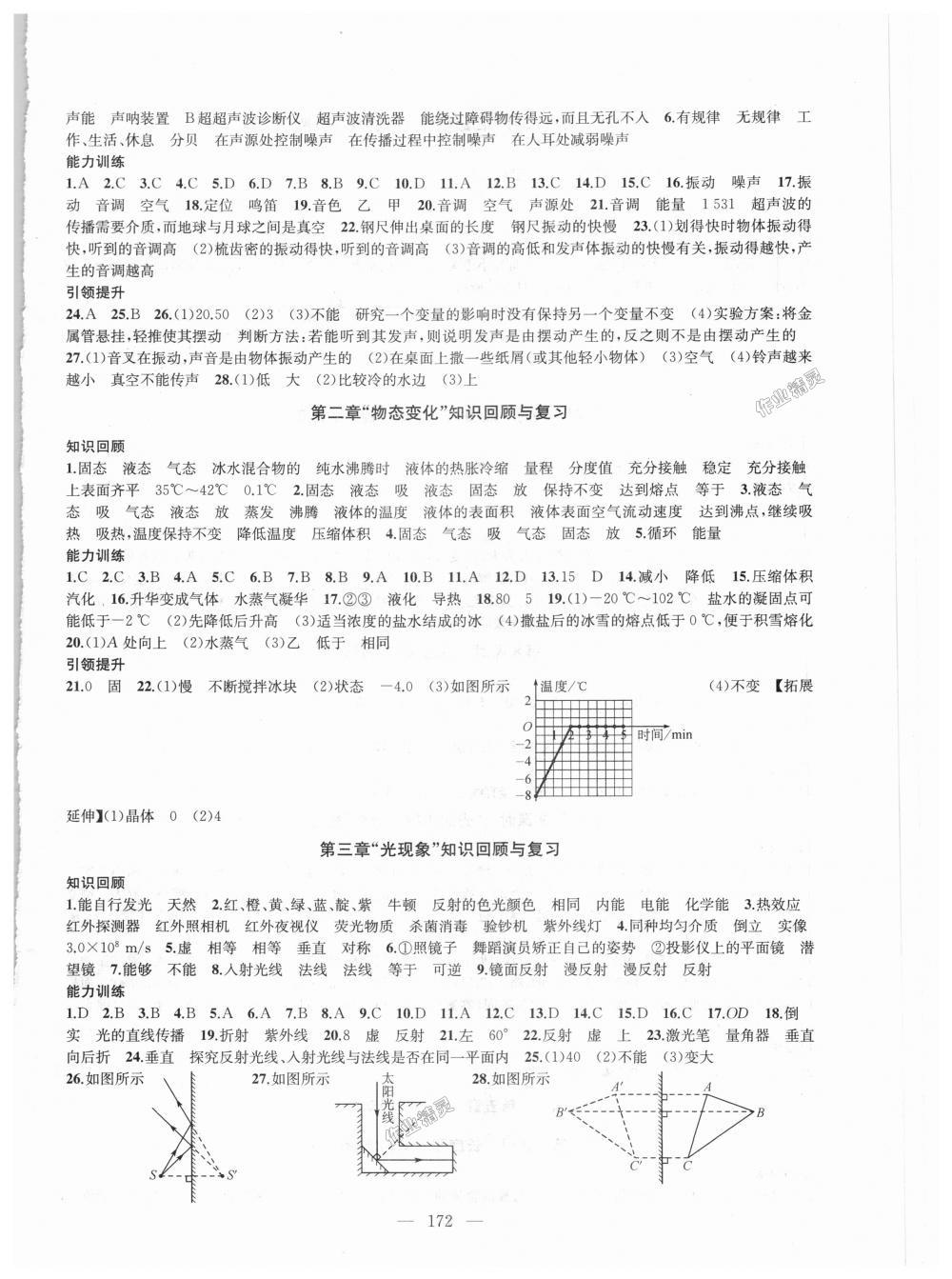 2018年金鑰匙1加1課時(shí)作業(yè)加目標(biāo)檢測(cè)八年級(jí)物理上冊(cè)江蘇版 第12頁(yè)