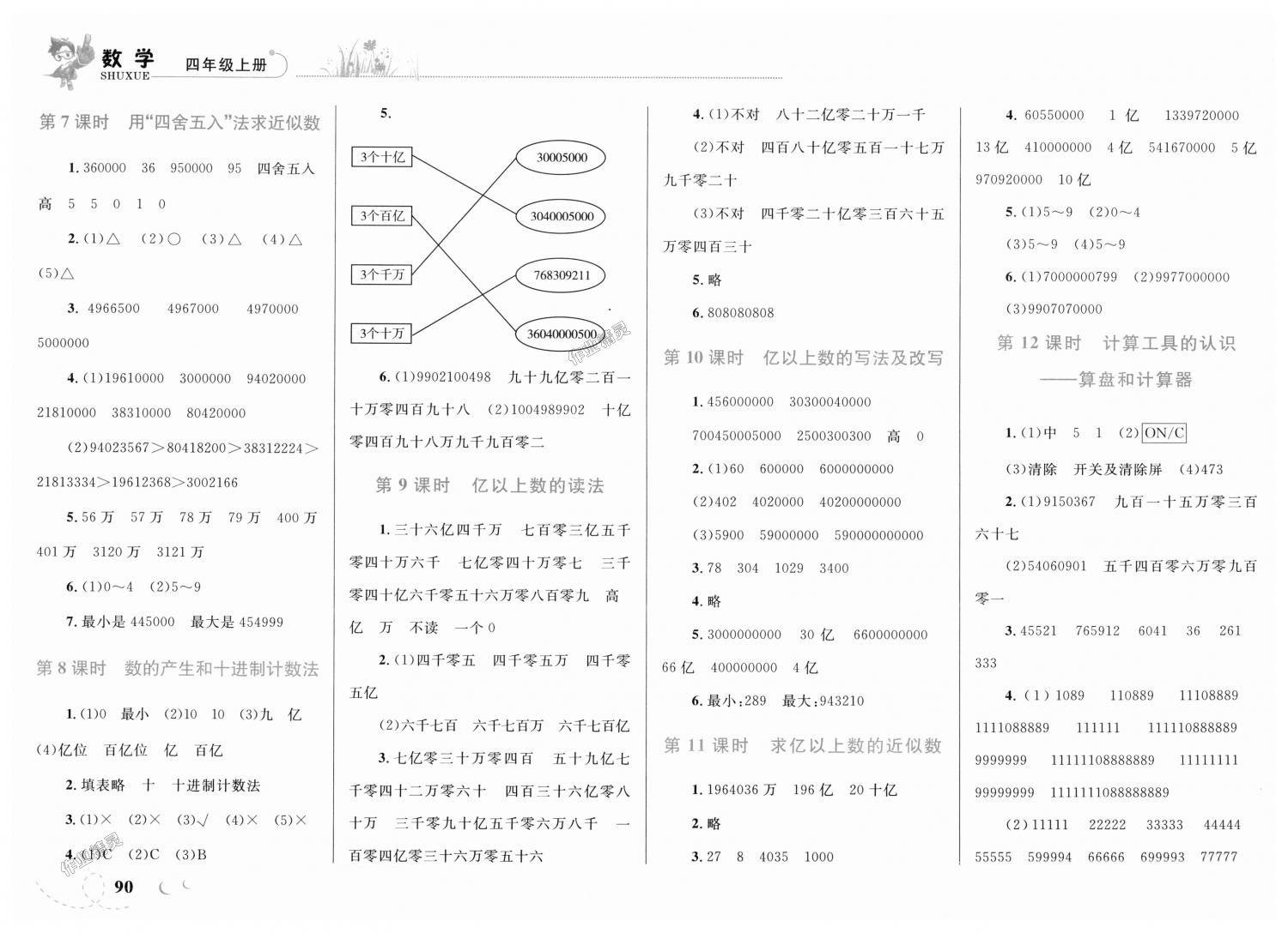 2018年小學(xué)同步學(xué)考優(yōu)化設(shè)計(jì)小超人作業(yè)本四年級(jí)數(shù)學(xué)上冊(cè)人教版 第2頁(yè)