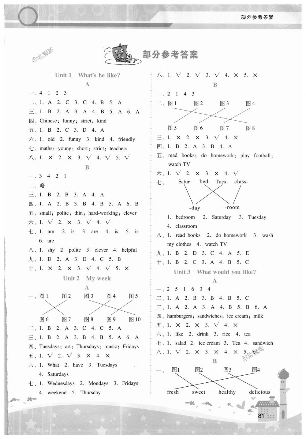 2018年自主與互動(dòng)學(xué)習(xí)新課程學(xué)習(xí)輔導(dǎo)五年級(jí)英語上冊(cè)人教PEP版 第9頁