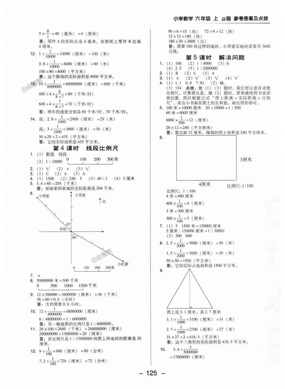 2018年綜合應用創(chuàng)新題典中點六年級數(shù)學上冊冀教版 第13頁