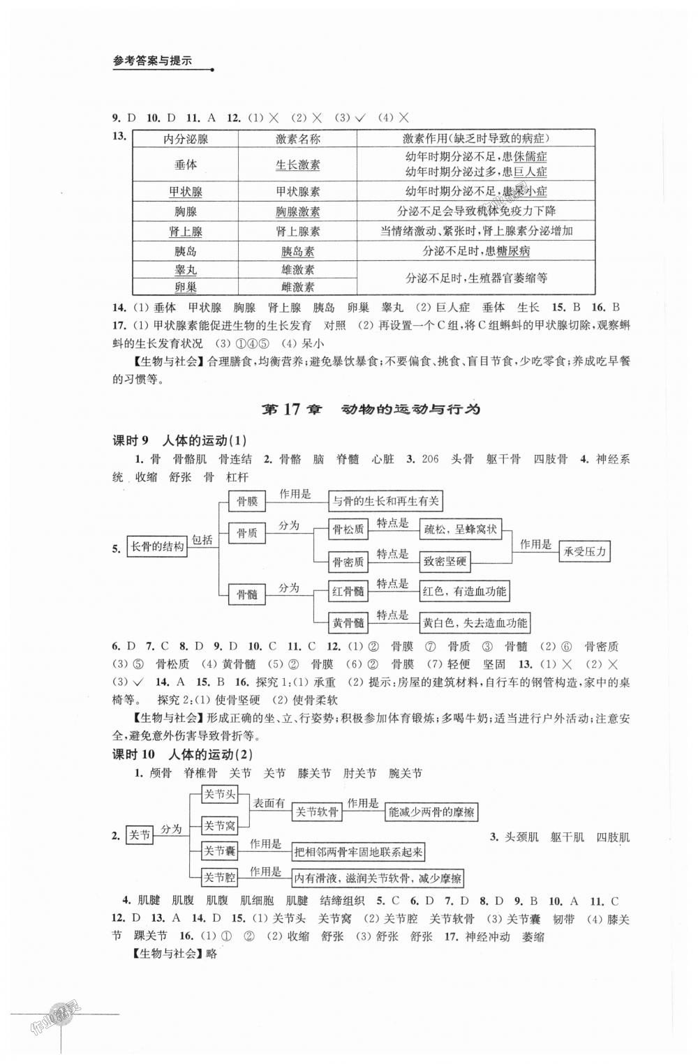 2018年課課練初中生物學(xué)八年級上冊蘇科版 第4頁