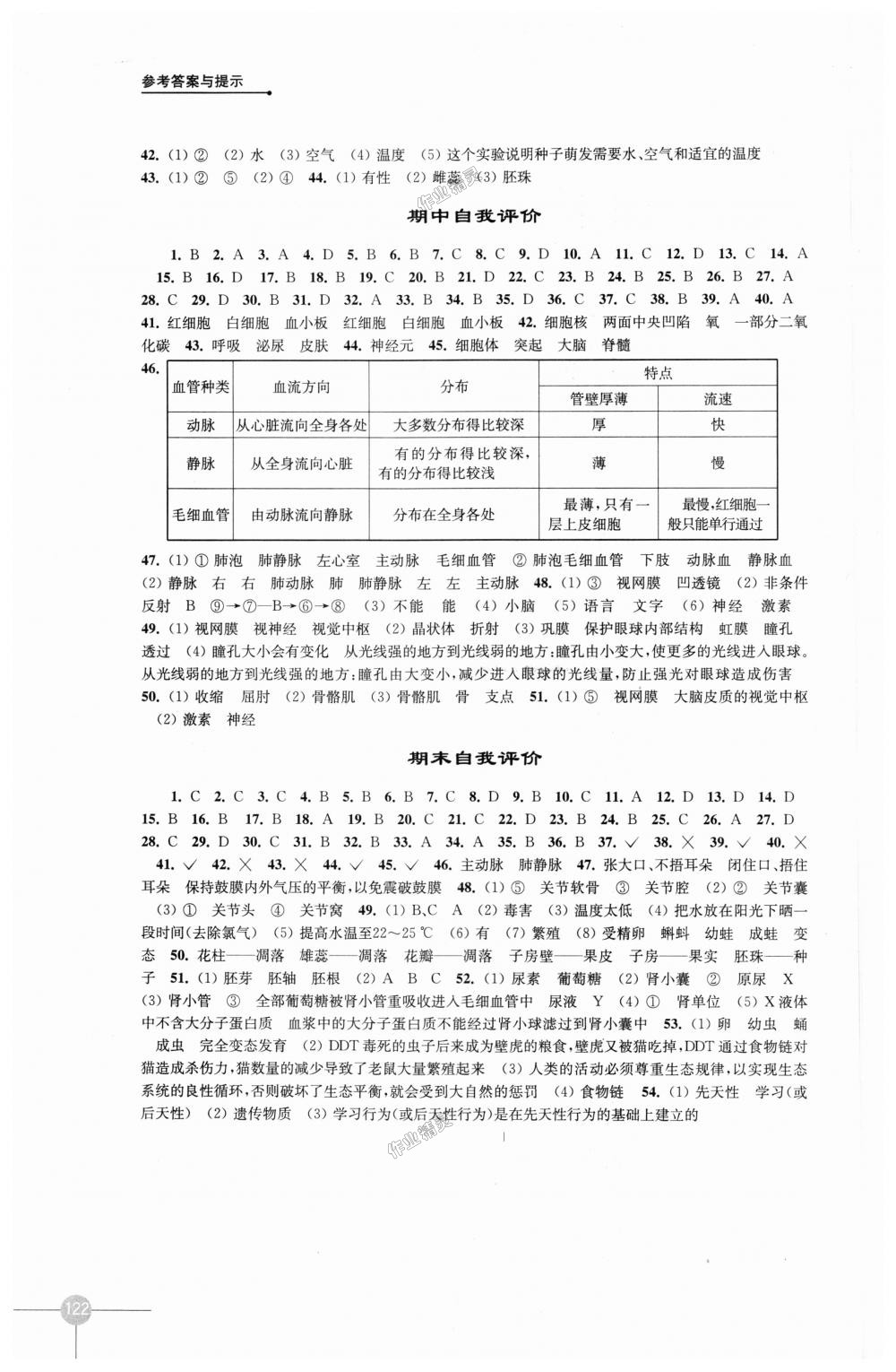 2018年課課練初中生物學(xué)八年級上冊蘇科版 第10頁