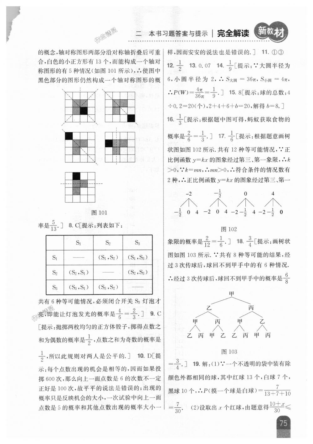 2018年新教材完全解读九年级数学上册人教版 第41页