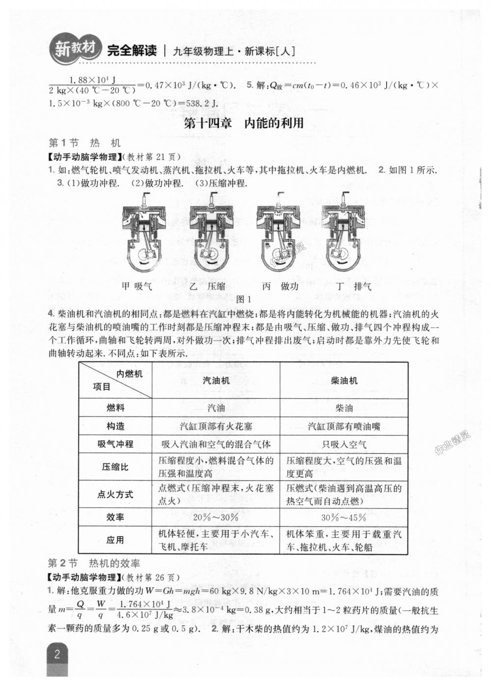 2018年新教材完全解读九年级物理上册人教版 第41页