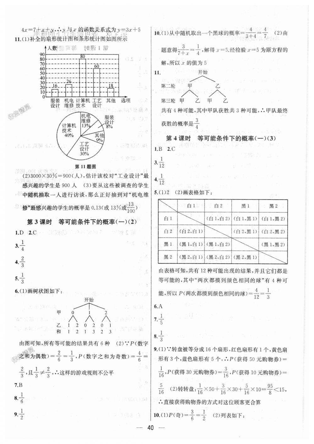 2018年金鑰匙提優(yōu)訓(xùn)練課課練九年級(jí)數(shù)學(xué)上冊(cè)江蘇版 第40頁(yè)