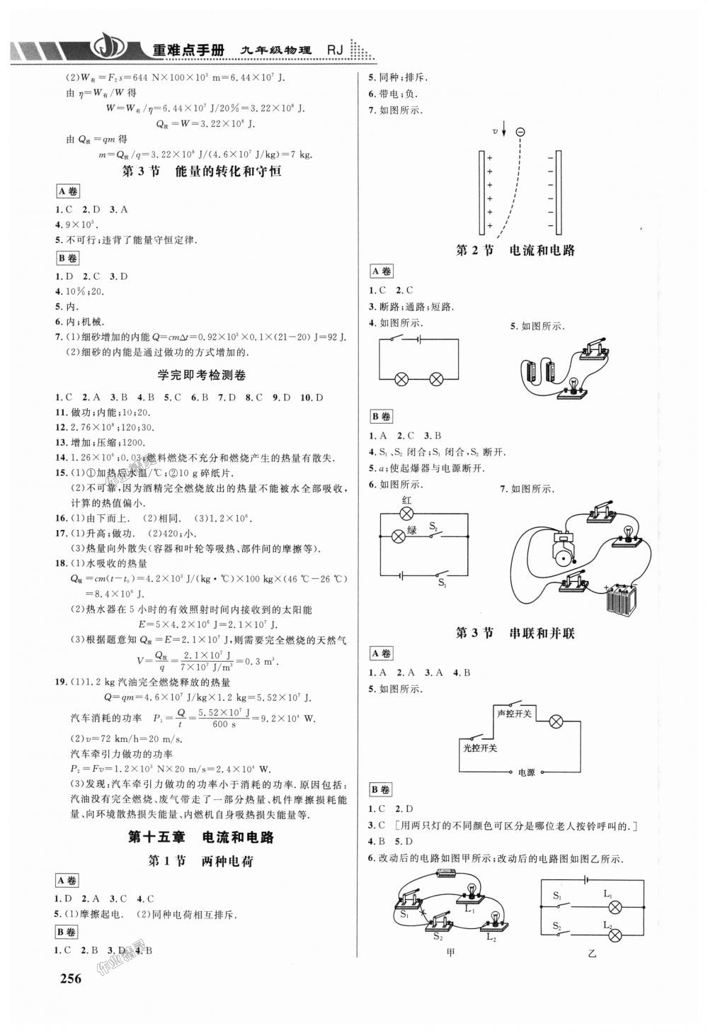 2018年重難點(diǎn)手冊(cè)九年級(jí)物理全一冊(cè)人教版 第2頁(yè)