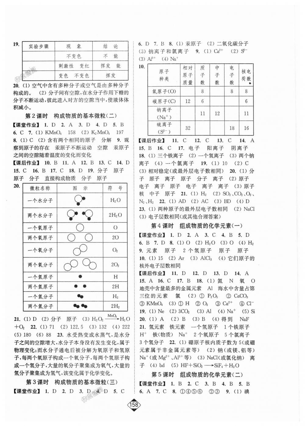 2018年轻松作业本九年级化学上册沪教版 第4页