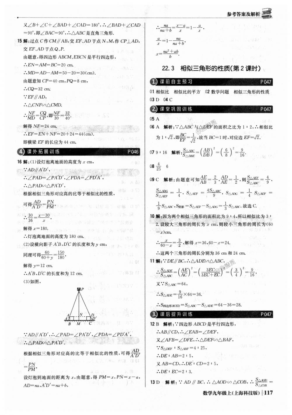 2018年1加1轻巧夺冠优化训练九年级数学上册上海科技版银版 第22页