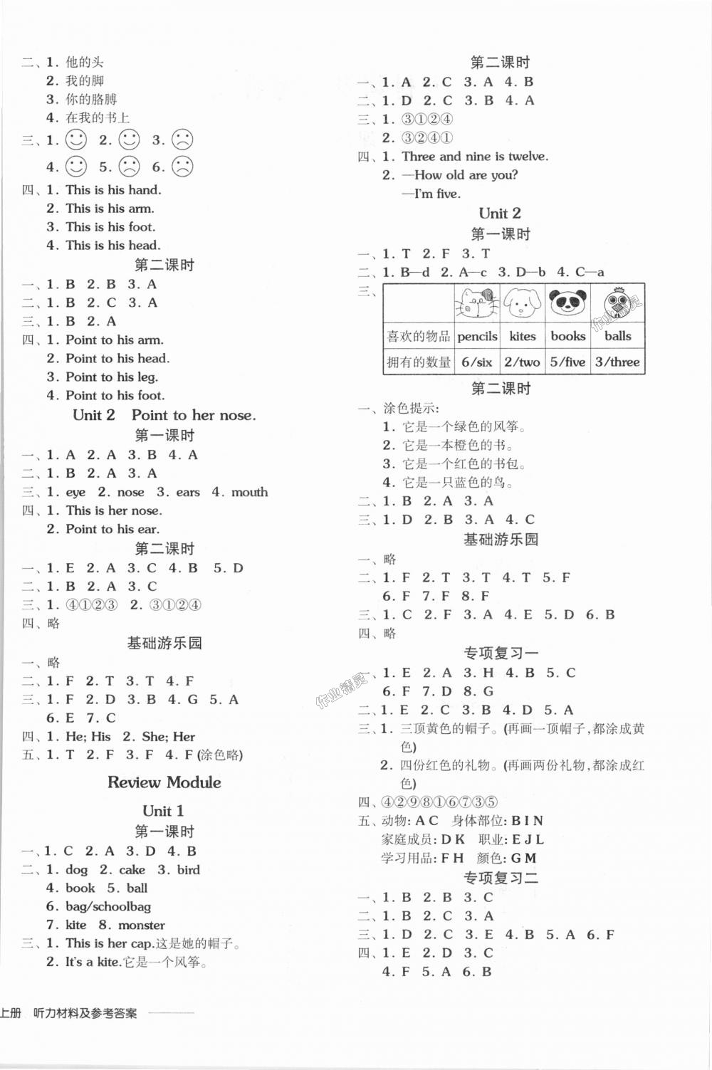 2018年全品學練考三年級英語上冊外研版三起 第4頁