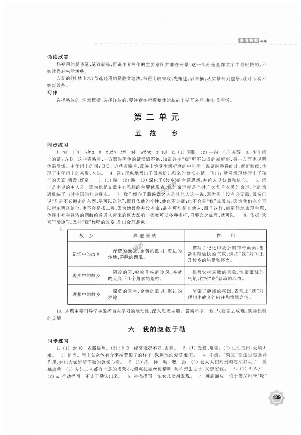 2018年学习与评价九年级语文上册苏教版江苏凤凰教育出版社 第5页