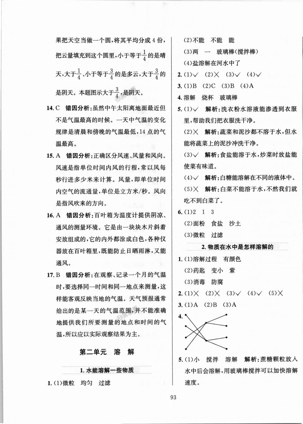 2018年小學(xué)教材全練四年級科學(xué)上冊教育科學(xué)版 第5頁