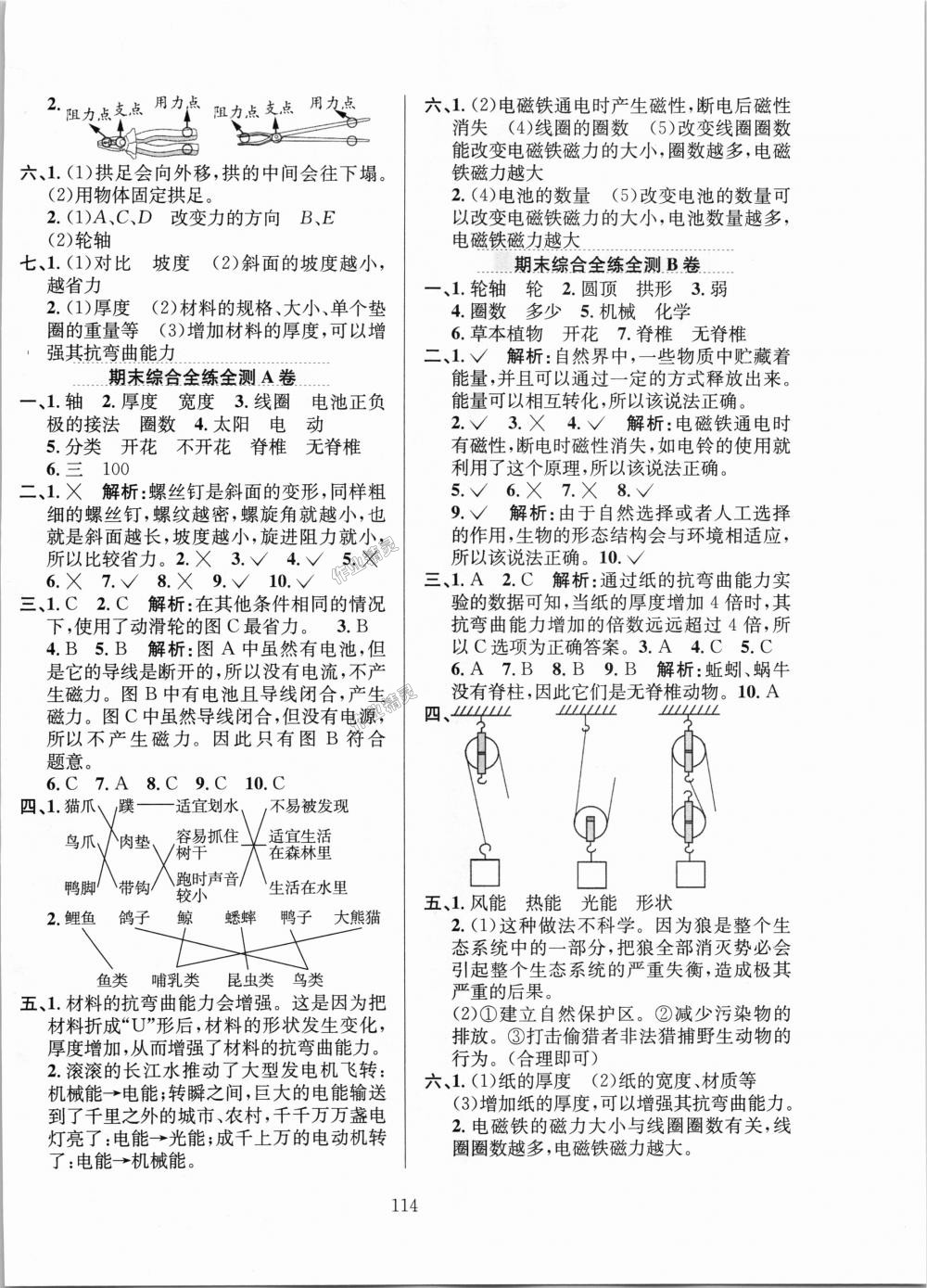 2018年小學教材全練六年級科學上冊教育科學版 第18頁