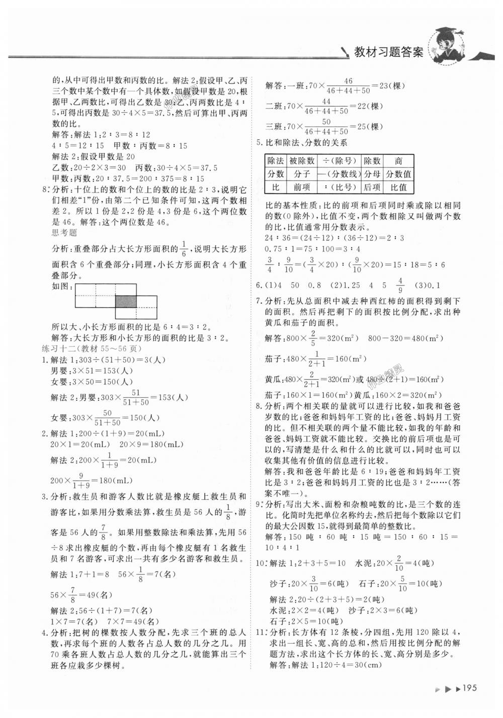 2018年黄冈小状元数学详解六年级数学上册人教版 第12页