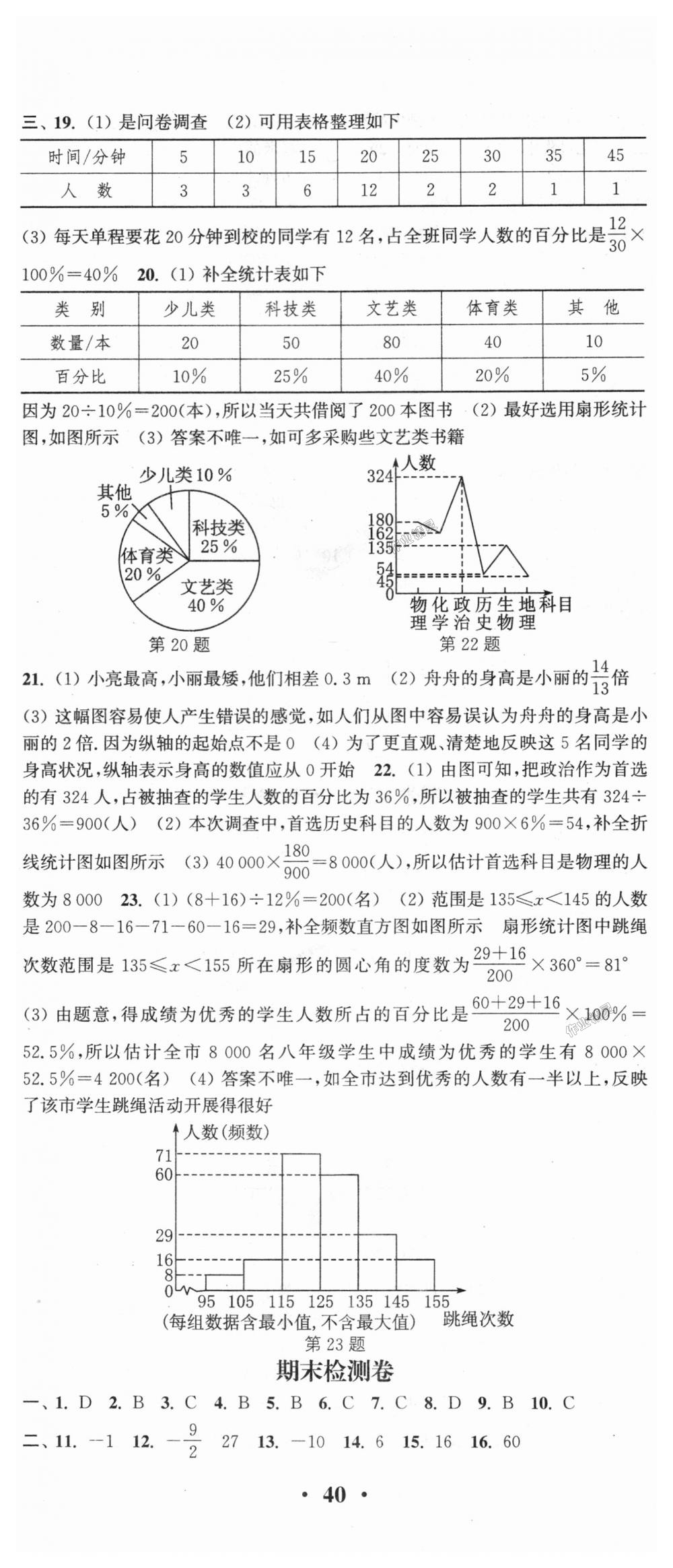 2018年通城學(xué)典活頁檢測七年級數(shù)學(xué)上冊北師大版 第23頁