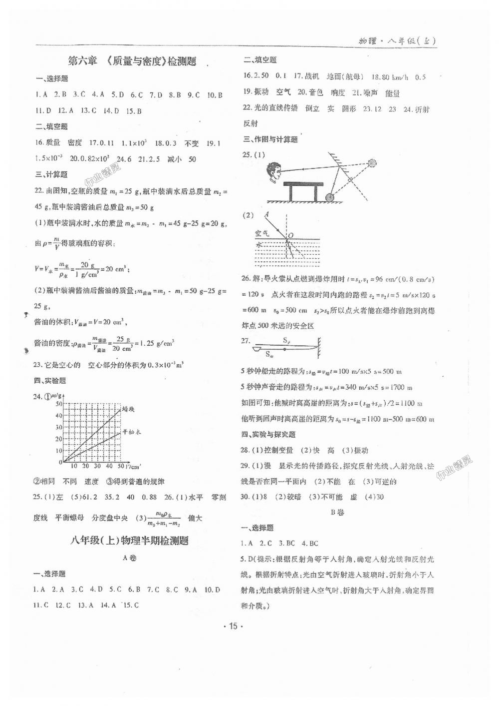 2018年理科爱好者八年级物理上册第7期教科版 第14页