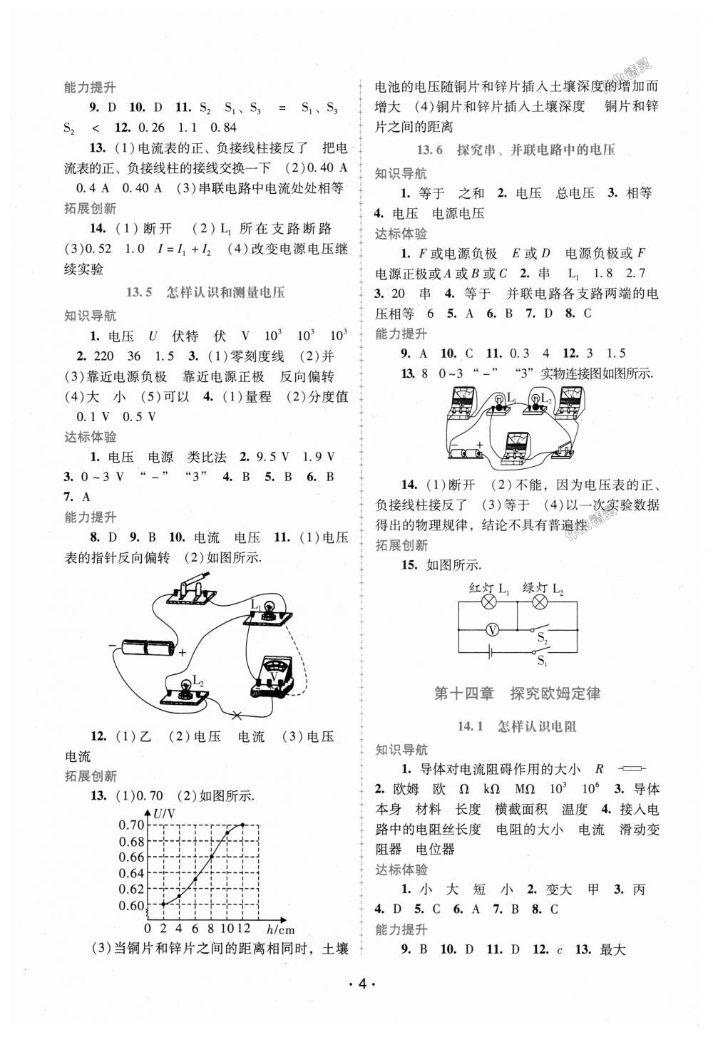 2018年自主与互动学习新课程学习辅导九年级物理上册粤教沪科版 第4页